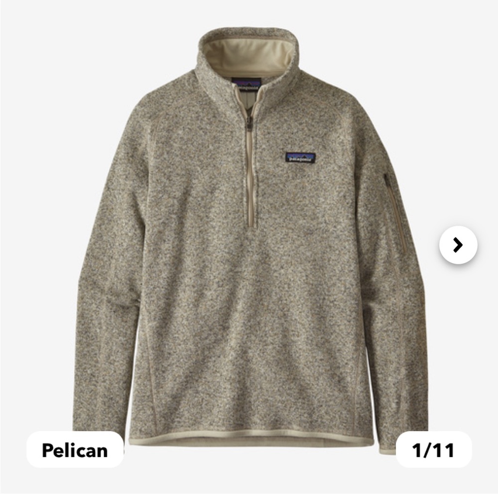 Pelican Patagonia Women’s Better Sweater 1/4 Zip.